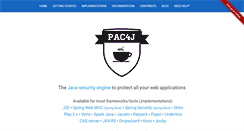 Desktop Screenshot of pac4j.org